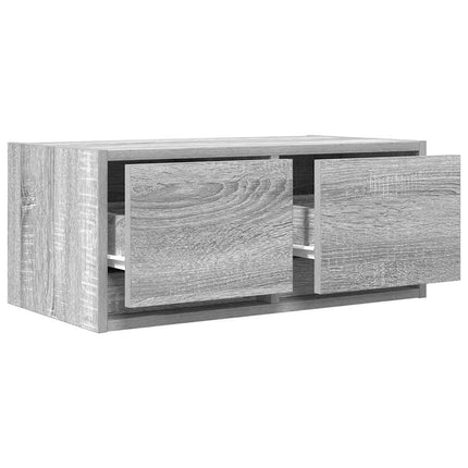 TV-bänk grå sonoma 60x31x25,5 cm konstruerat trä