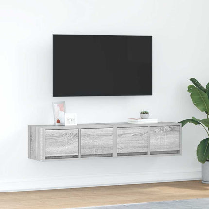 Tv-Bänkar 2 St 80X31X25,5 Cm Konstruerat Trä
