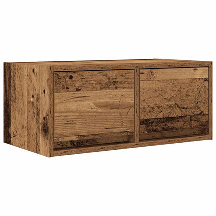 TV-bänk gammalt trä 60x31x25,5 cm konstruerat trä
