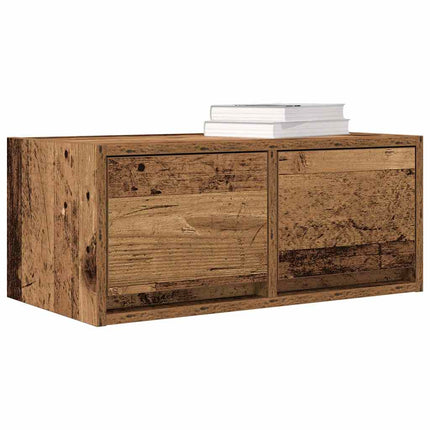 TV-bänk gammalt trä 60x31x25,5 cm konstruerat trä