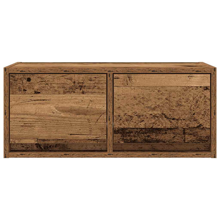TV-bänk gammalt trä 60x31x25,5 cm konstruerat trä