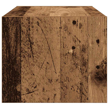 TV-bänk gammalt trä 60x31x25,5 cm konstruerat trä