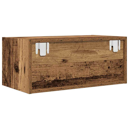 TV-bänk gammalt trä 60x31x25,5 cm konstruerat trä