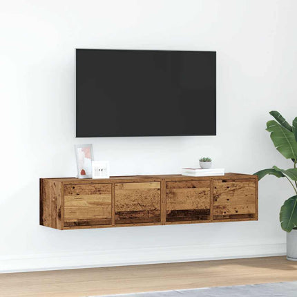 Tv-Bänkar 2 St 80X31X25,5 Cm Konstruerat Trä