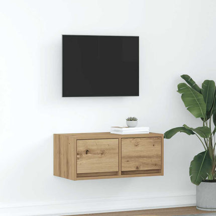 Tv-Bänkar 2 St 80X31X25,5 Cm Konstruerat Trä