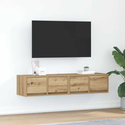 Tv-Bänkar 2 St 80X31X25,5 Cm Konstruerat Trä