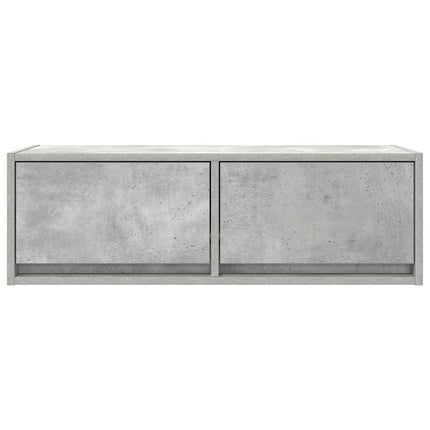 TV-bänk betonggrå 80x31x25,5 cm konstruerat trä