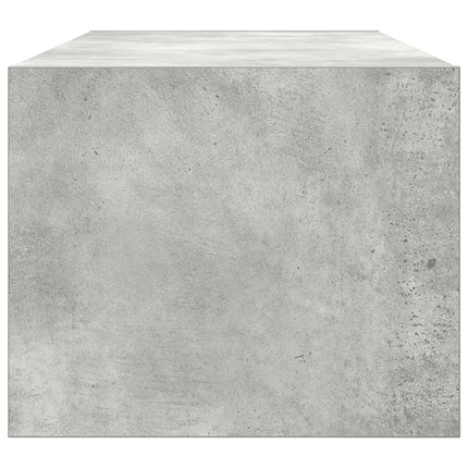 TV-bänk betonggrå 80x31x25,5 cm konstruerat trä