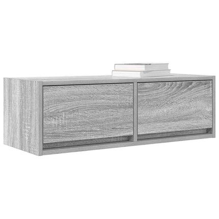 TV-bänk grå sonoma 80x31x25,5 cm konstruerat trä