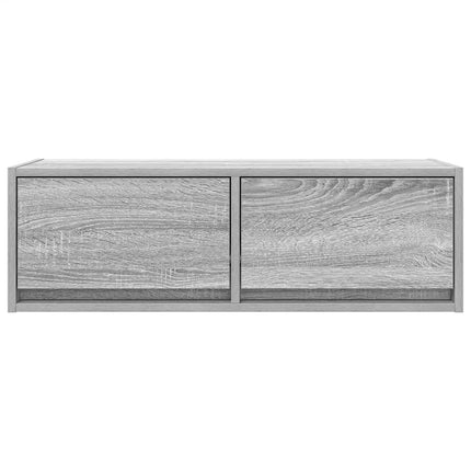 TV-bänk grå sonoma 80x31x25,5 cm konstruerat trä