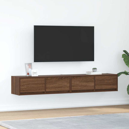 Tv-Bänkar 2 St 80X31X25,5 Cm Konstruerat Trä