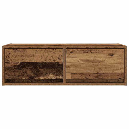 TV-bänk gammalt trä 80x31x25,5 cm konstruerat trä