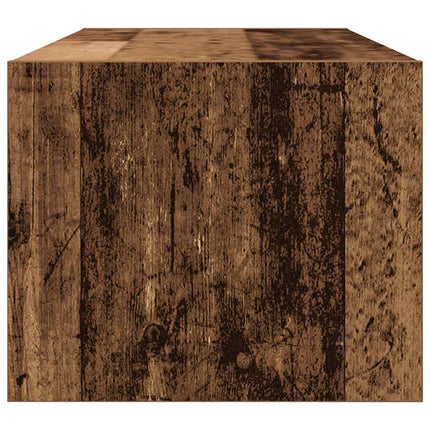 TV-bänk gammalt trä 80x31x25,5 cm konstruerat trä