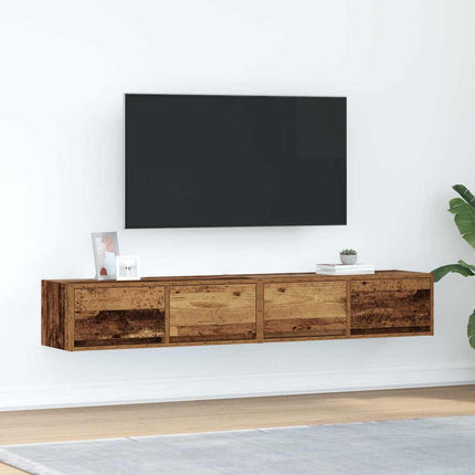 Tv-Bänkar 2 St 80X31X25,5 Cm Konstruerat Trä