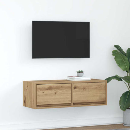 Tv-Bänkar 2 St 80X31X25,5 Cm Konstruerat Trä