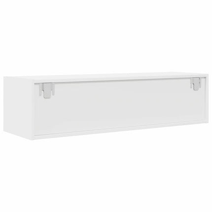 TV-skåp med låda Vit 100 x 31 x 25,5 cm Konstruerat trä