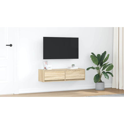 TV-skåp 100 x 31 x 25,5 cm Sonoma ek Konstruerat trä