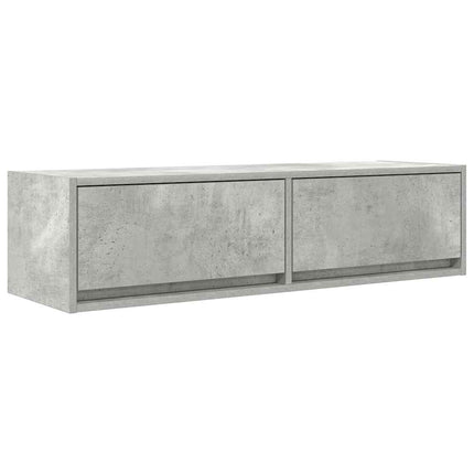 TV-skåp 100 x 31 x 25,5 cm Betonggrå Konstruerat trä