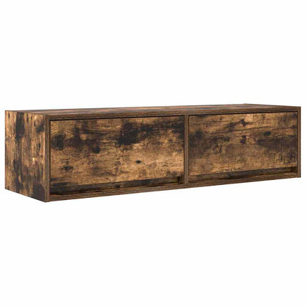 TV-skåp 100 x 31 x 25,5 cm Rökfärgad ek Konstruerat trä