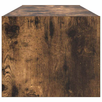 TV-skåp 100 x 31 x 25,5 cm Rökfärgad ek Konstruerat trä