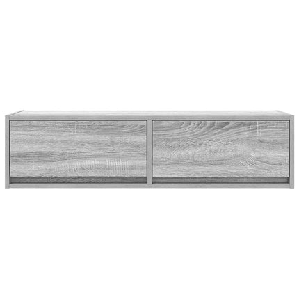 TV-skåp 100 x 31 x 25,5 cm Grå sonoma Konstruerat trä