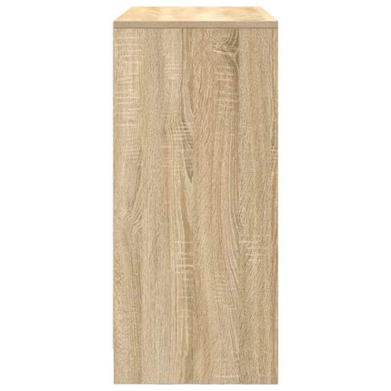 Skänk med låda sonoma ek 80x34x76 cm konstruerat trä