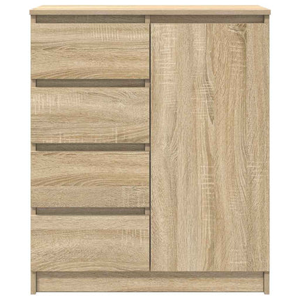 Skänk med lådor sonoma ek 71x35x84 cm konstruerat trä