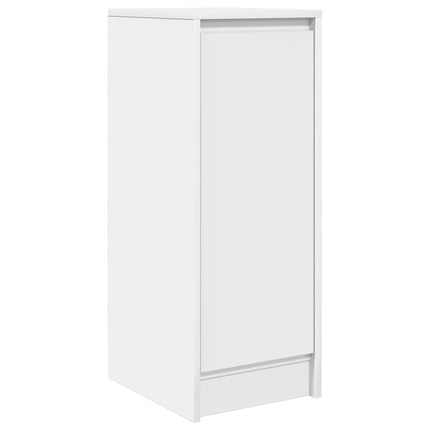 Skänk vit 29,5x34x76 cm konstruerat trä