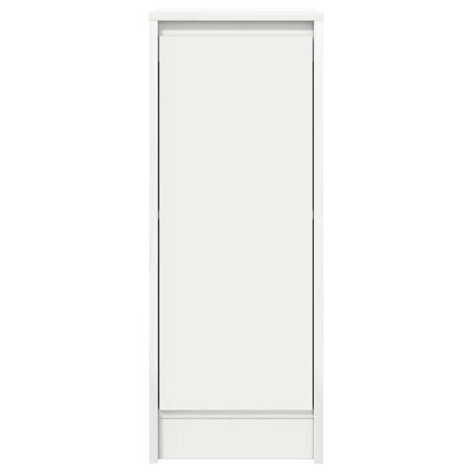 Skänk vit 29,5x34x76 cm konstruerat trä