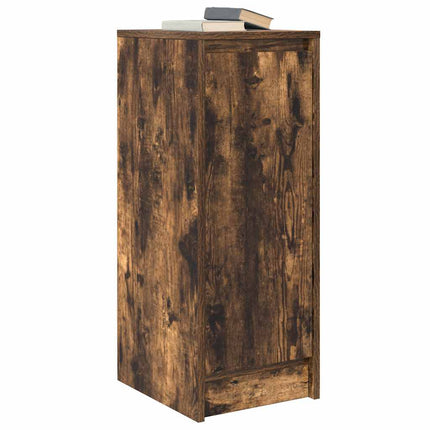 Skänk rökt ek 29,5x34x76 cm konstruerat trä