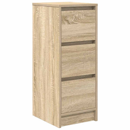 Skänk Sonoma ek 29,5x34x76 cm konstruerat trä