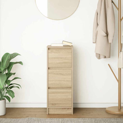 Skänk Sonoma ek 29,5x34x76 cm konstruerat trä