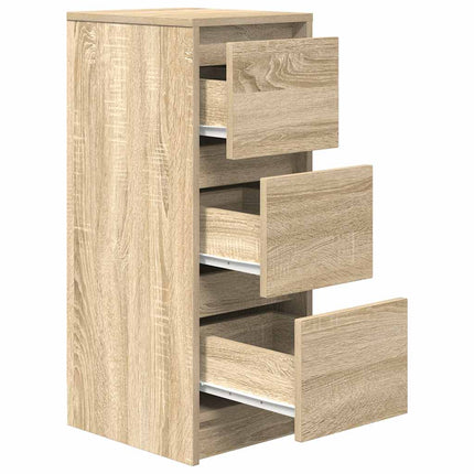 Skänk Sonoma ek 29,5x34x76 cm konstruerat trä