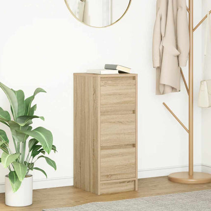 Skänk Sonoma ek 29,5x34x76 cm konstruerat trä
