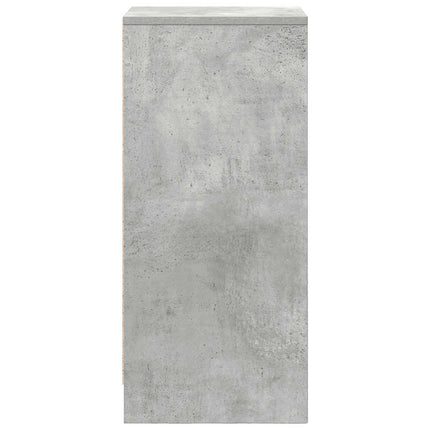 Skänk betong grå 29,5x34x76 cm konstruerat trä