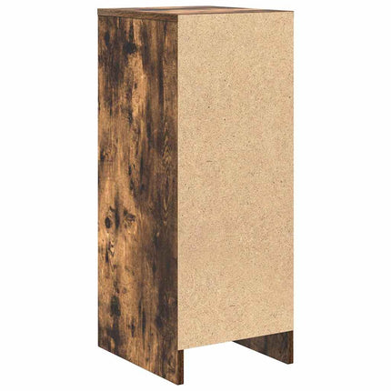 Skänk rökt ek 29,5x34x76 cm konstruerat trä