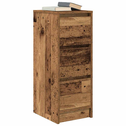 Skänk gammalt trä 29,5x34x76 cm konstruerat trä