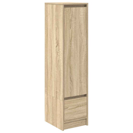 Highboard sonoma ek 29,5x34x119,5 cm konstruerat trä