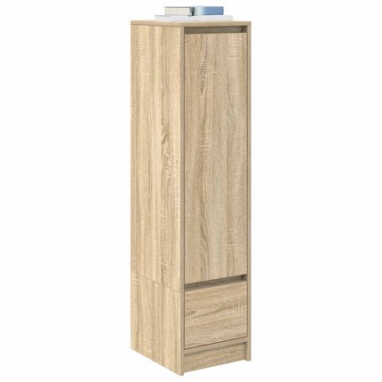 Highboard sonoma ek 29,5x34x119,5 cm konstruerat trä