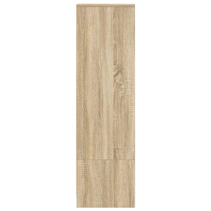 Highboard sonoma ek 29,5x34x119,5 cm konstruerat trä