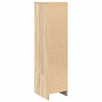 Highboard sonoma ek 29,5x34x119,5 cm konstruerat trä