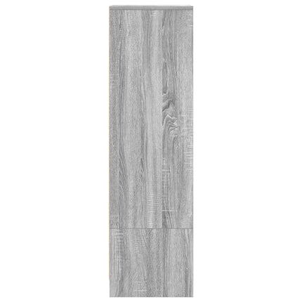 Highboard grå sonoma 29,5x34x119,5 cm konstruerat trä