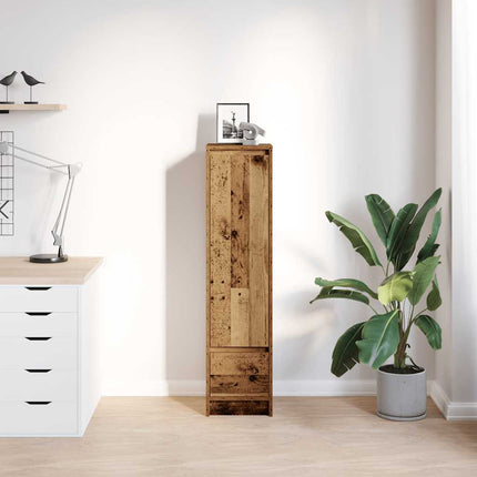 Högbord gammalt trä 29,5x34x119,5 cm konstruerat trä