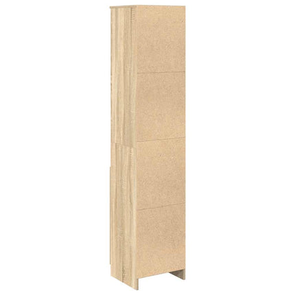 Highboard Sonoma ek 37,5x35x180 cm konstruerat trä