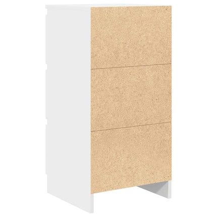 Skänk vit 37,5x35x76 cm konstruerat trä