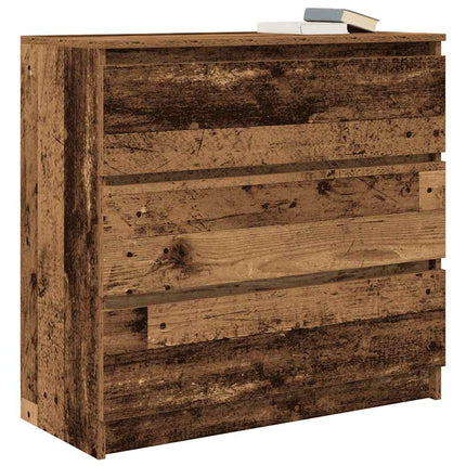 Skänk gammalt trä 80x35x76 cm konstruerat trä