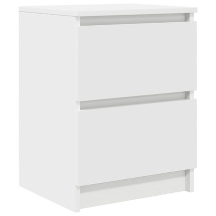 TV-bänk vit 40x35x54 cm konstruerat trä