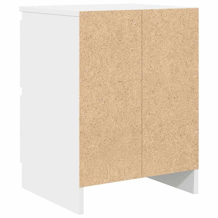 TV-bänk vit 40x35x54 cm konstruerat trä