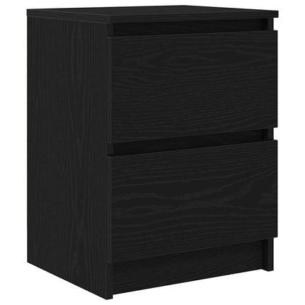 TV-bänk svart 40x35x54 cm konstruerat trä