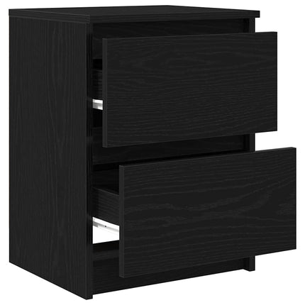 TV-bänk svart 40x35x54 cm konstruerat trä